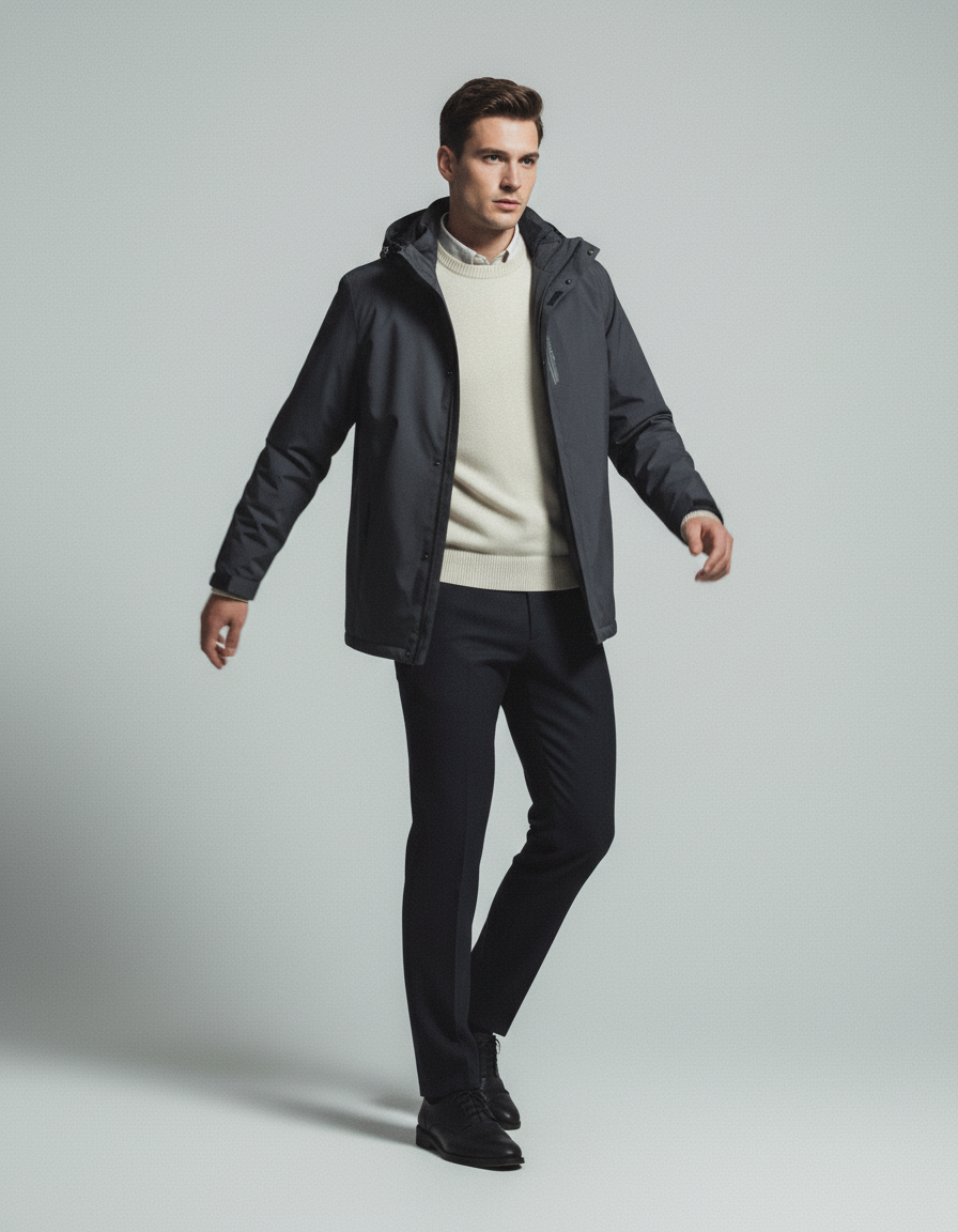 Veste Imperméable Homme avec Capuche | Coupe-vent