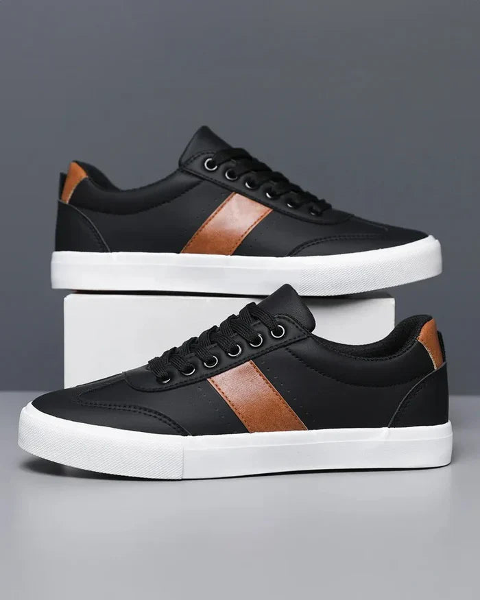Buty Męskie Niskie Sneakersy Sznurowane | Chodzenia