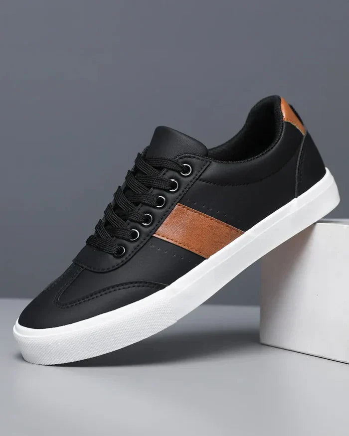 Buty Męskie Niskie Sneakersy Sznurowane | Chodzenia