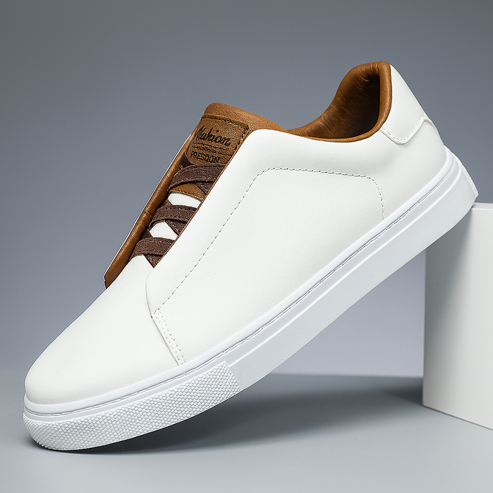 Buty Męskie Slip On Sneakers ze Strapsami | Casualowe