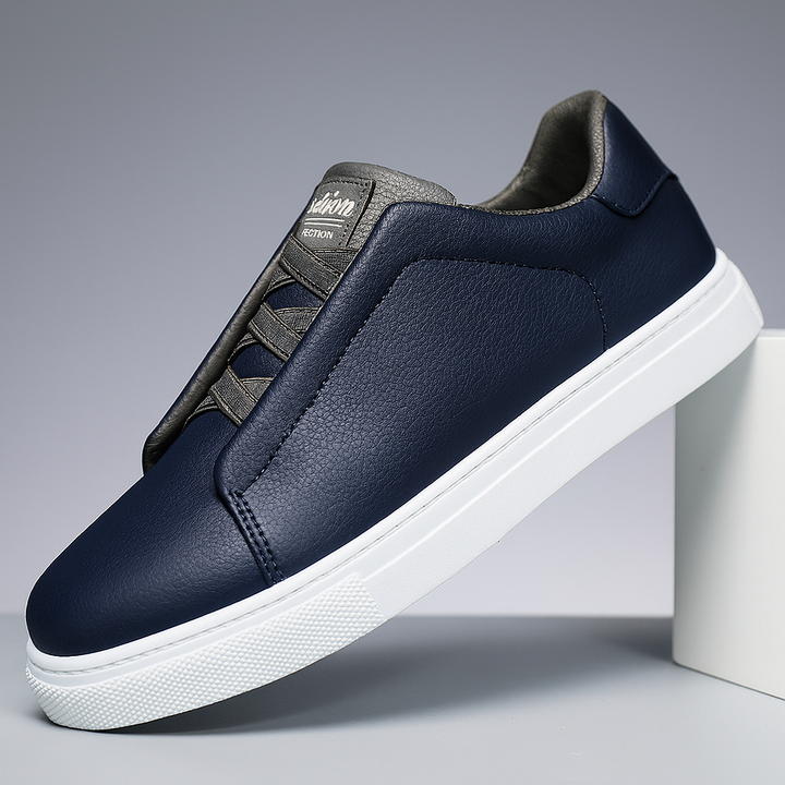 Buty Męskie Slip On Sneakers ze Strapsami | Casualowe