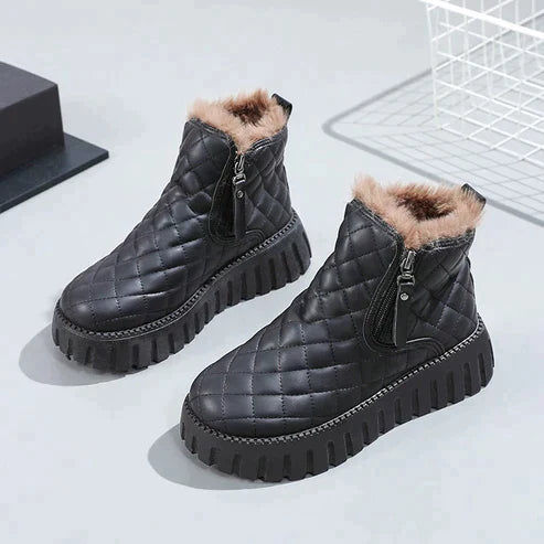 Buty Zimowe Damskie Ankle Platformie | Śnieżne