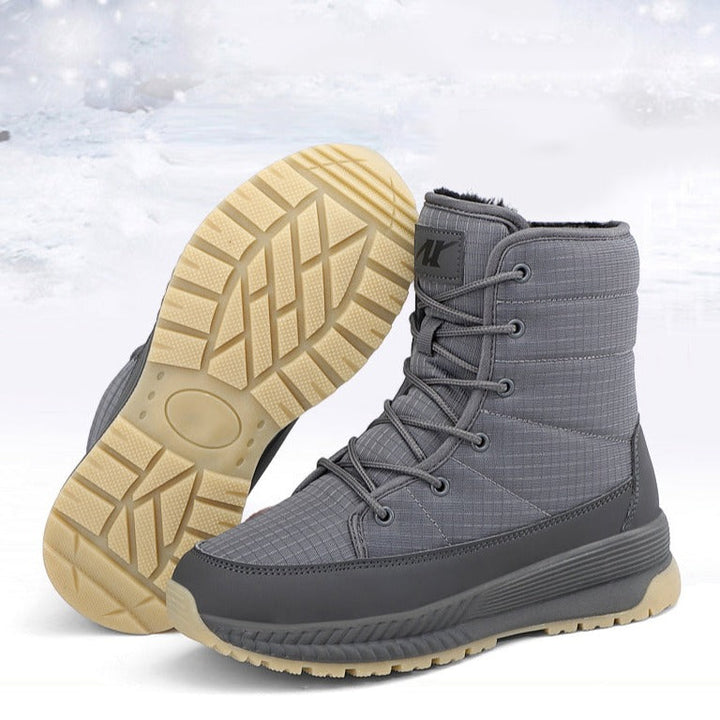 Buty Zimowe Damskie Ankle Sznurowane | Śnieżne