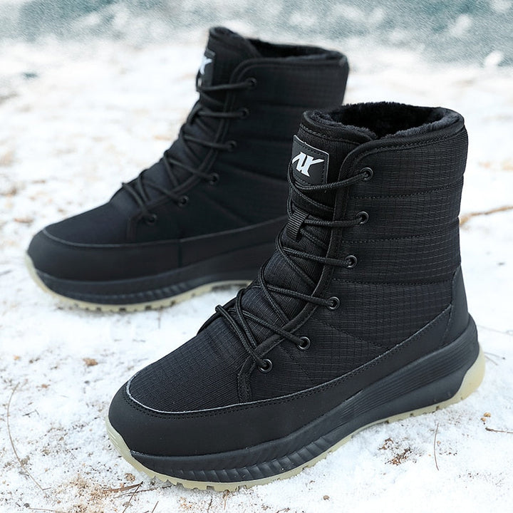 Buty Zimowe Damskie Ankle Sznurowane | Śnieżne