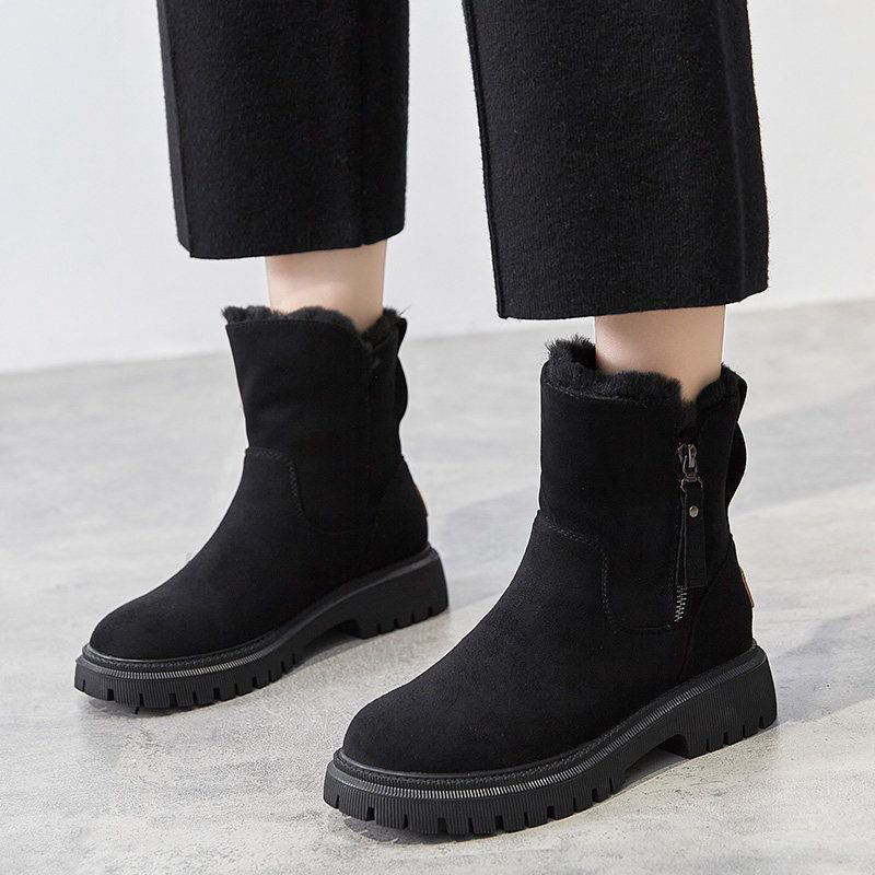Buty Zimowe Damskie Na Podszewka z Polaru | Śnieżne
