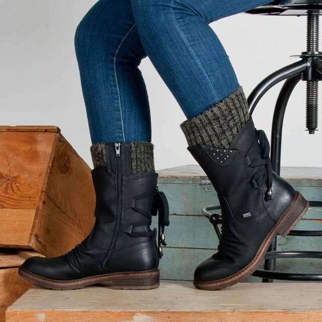 Buty Zimowe Damskie Podeszwą Grip | Śnieżne