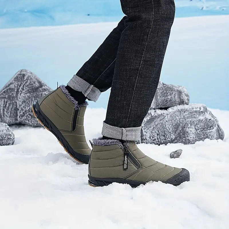 Buty Zimowe Męskie Ankle Snow Boots | Ciepłe