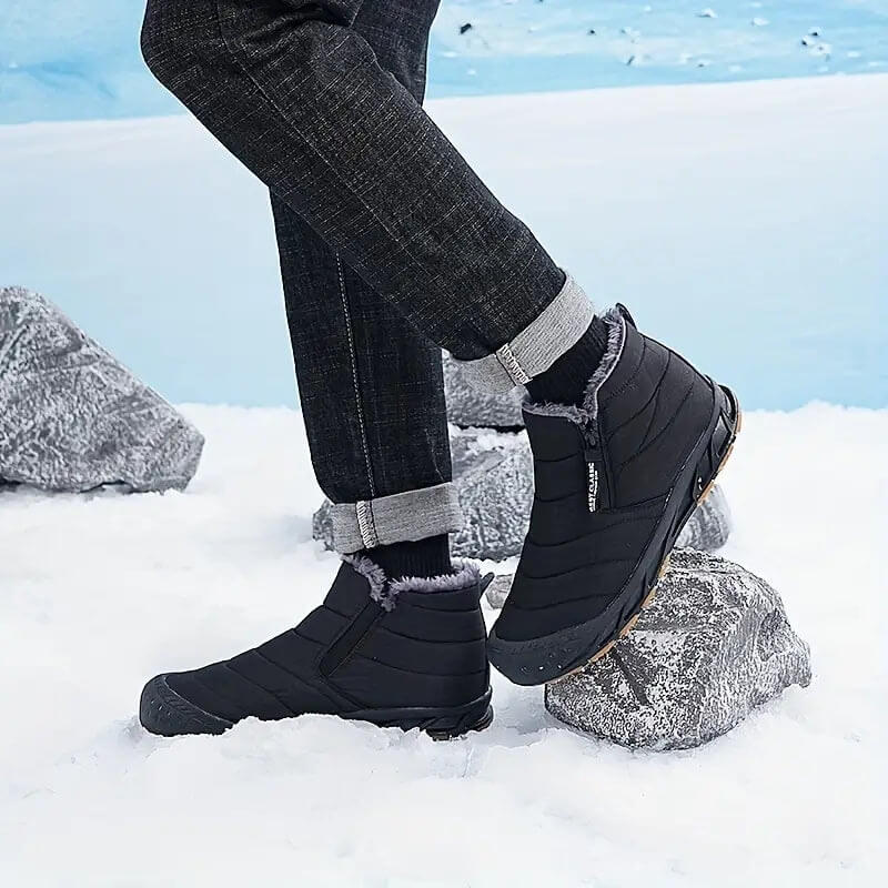 Buty Zimowe Męskie Ankle Snow Boots | Ciepłe