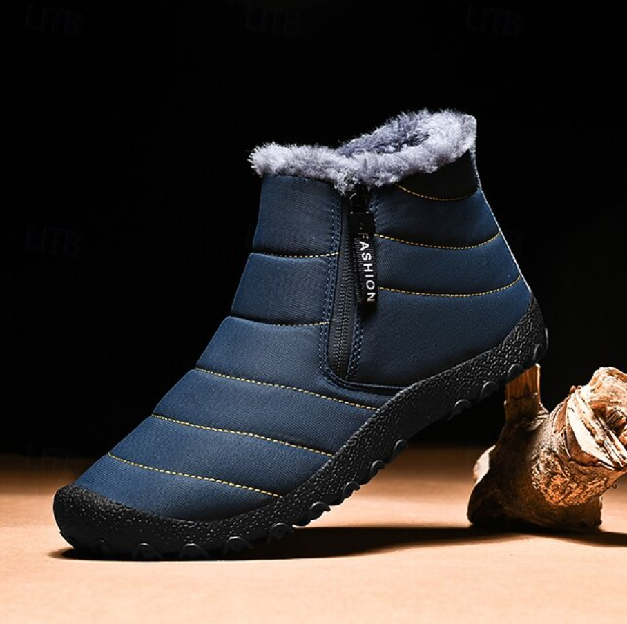 Buty Zimowe Męskie Kostek Na Zamek | Śnieg