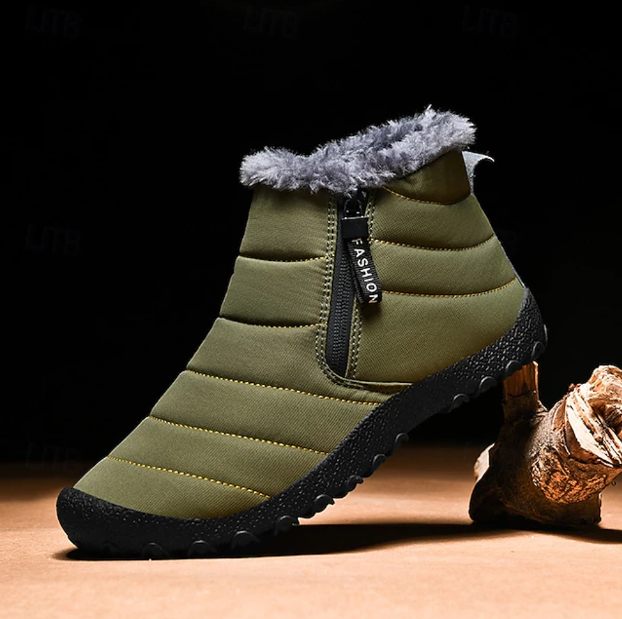 Buty Zimowe Męskie Kostek Na Zamek | Śnieg