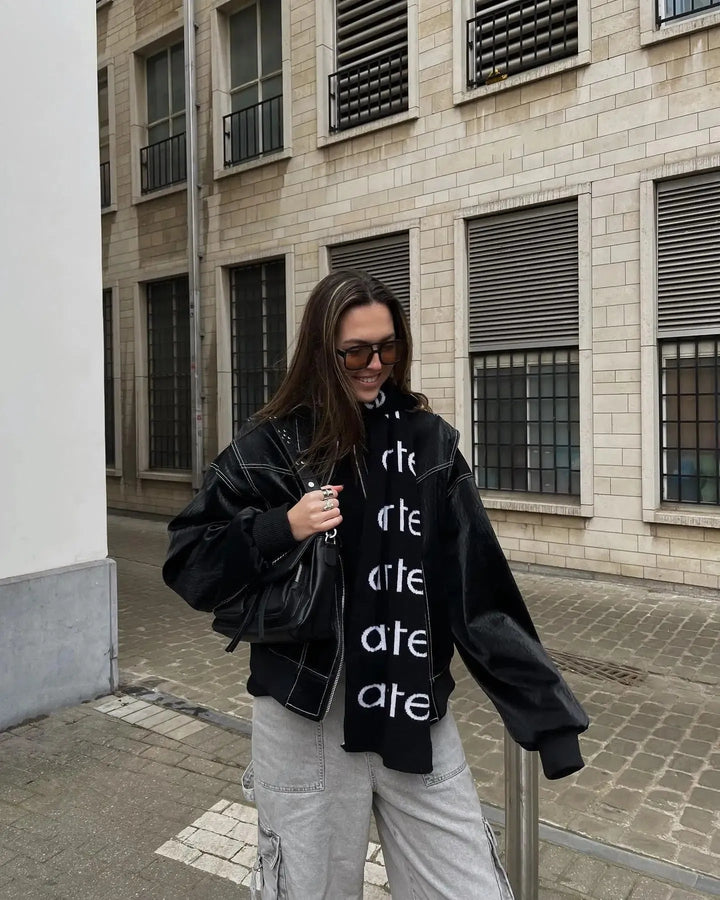 Kurtka Jesienna Damska Trucker Oversized | Casulowy