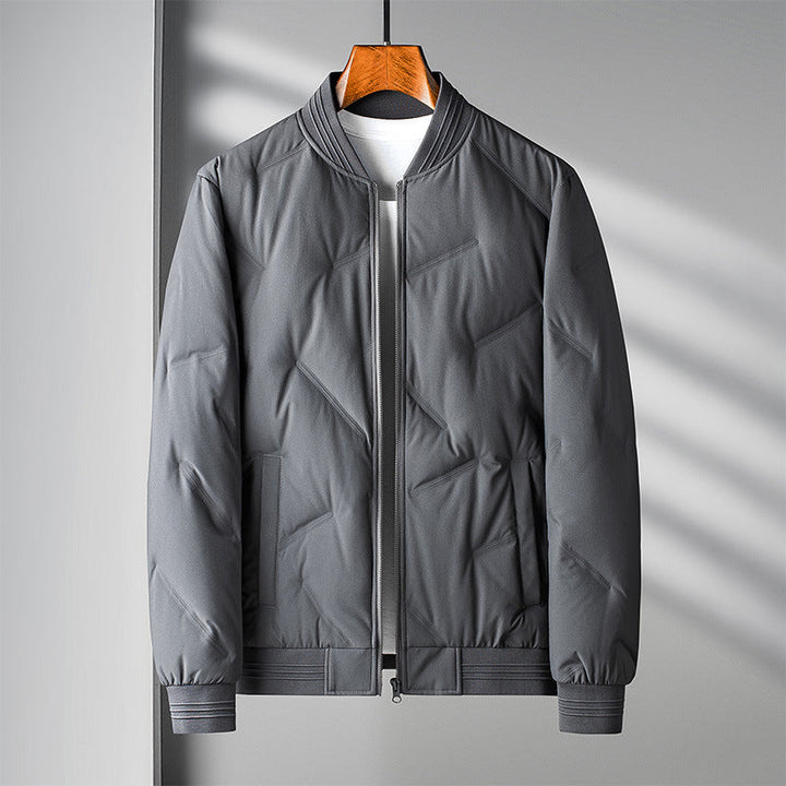 Kurtka Zimowa Męska Pikowana Bomber | Casual