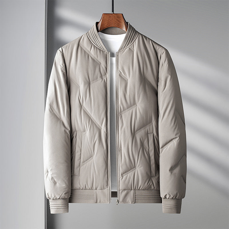Kurtka Zimowa Męska Pikowana Bomber | Casual