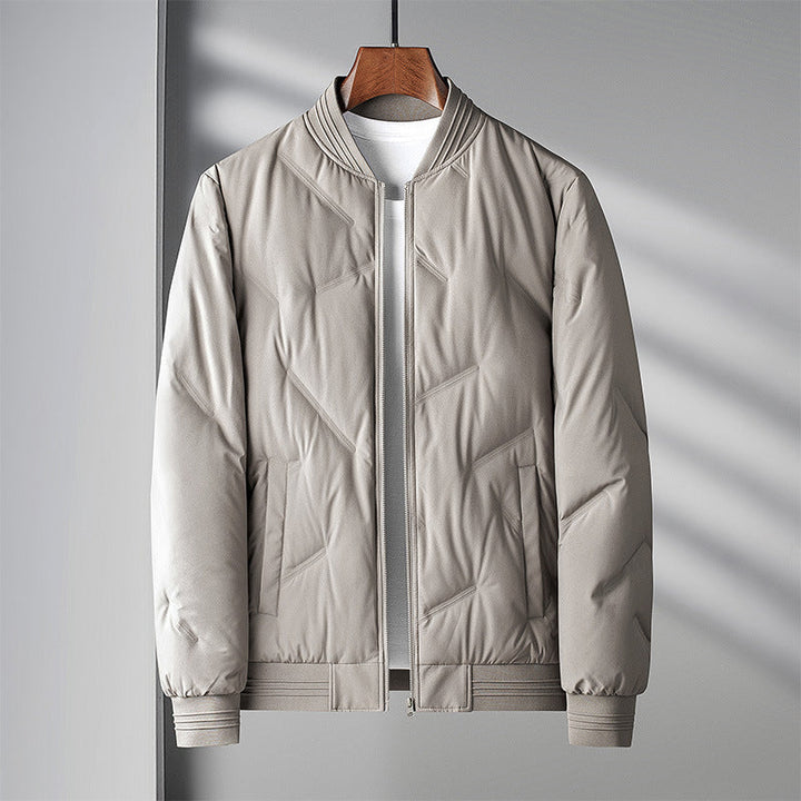 Kurtka Zimowa Męska Pikowana Bomber | Casual