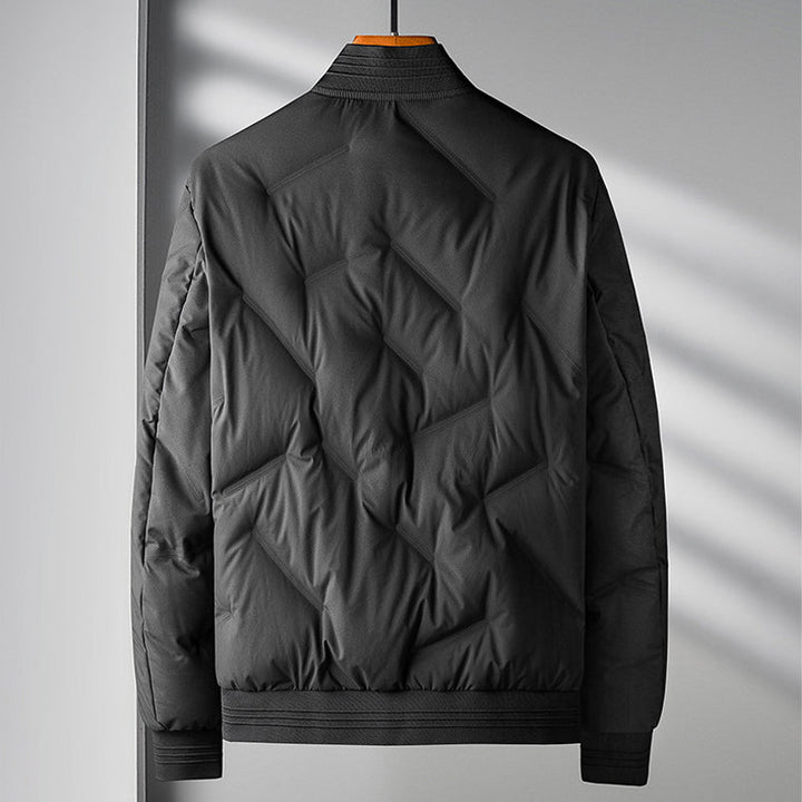 Kurtka Zimowa Męska Pikowana Bomber | Casual