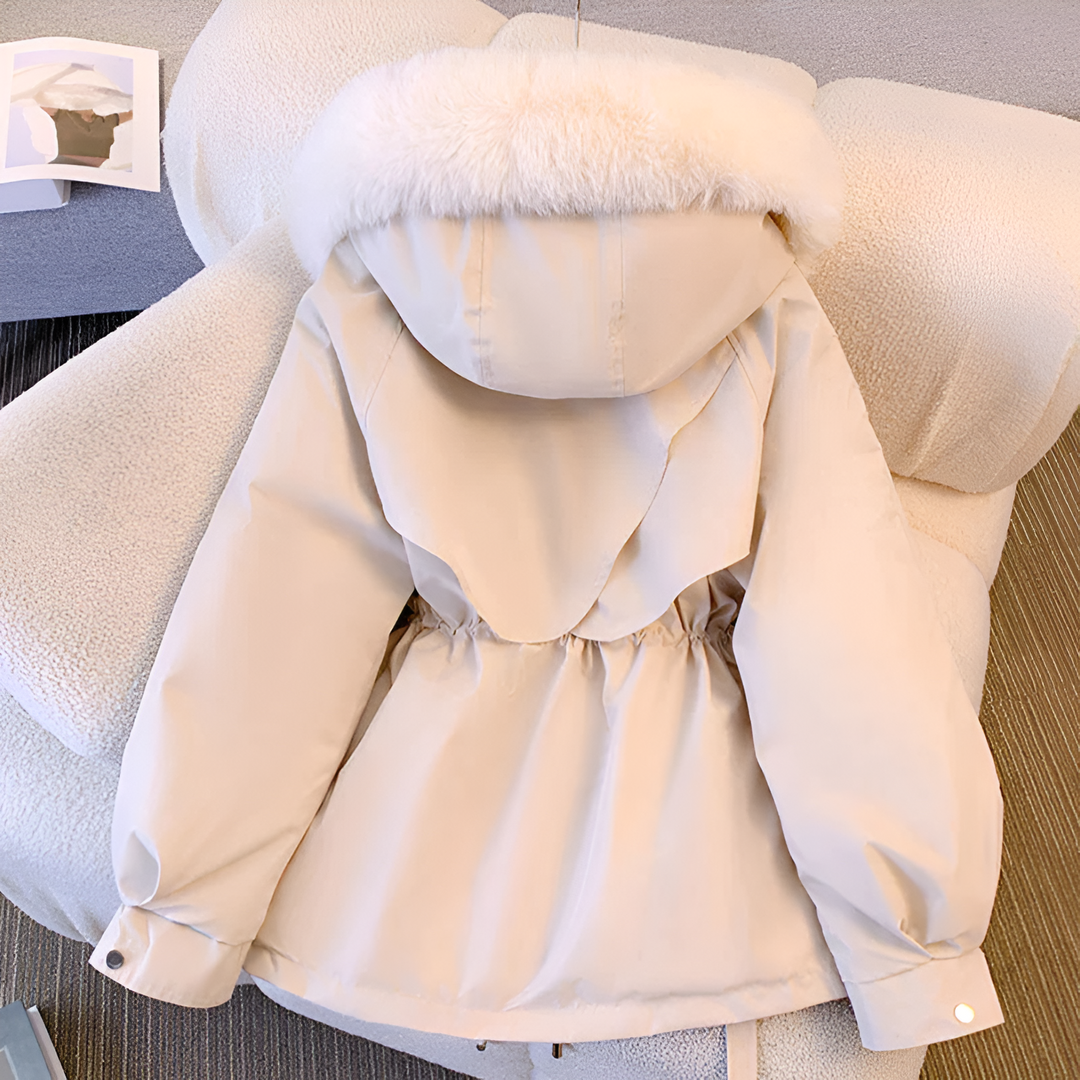 Kurtka zimowa damska parka | Kapturem
