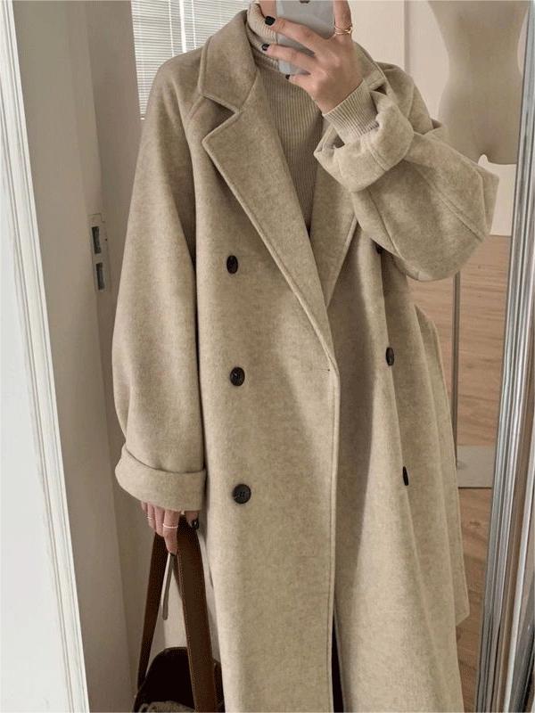 Płaszcz Damski Długim Rękawem | Oversize