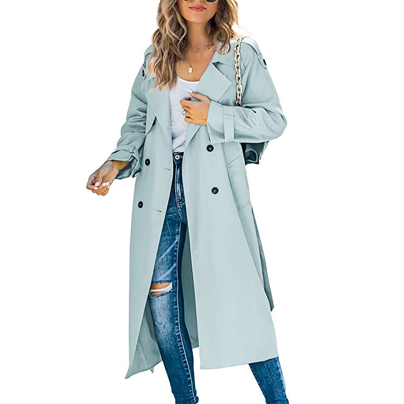 Płaszcz Damski Trencz Oversize | Długi