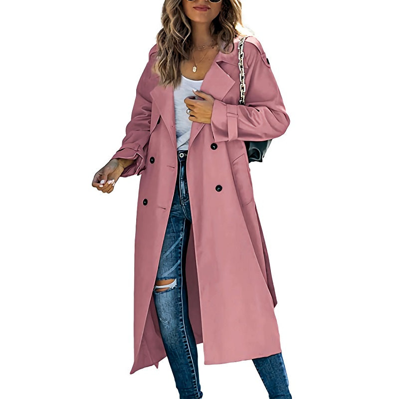 Płaszcz Damski Trencz Oversize | Długi