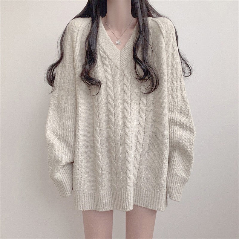 Sweter Damski Oversized | Dzianinowy