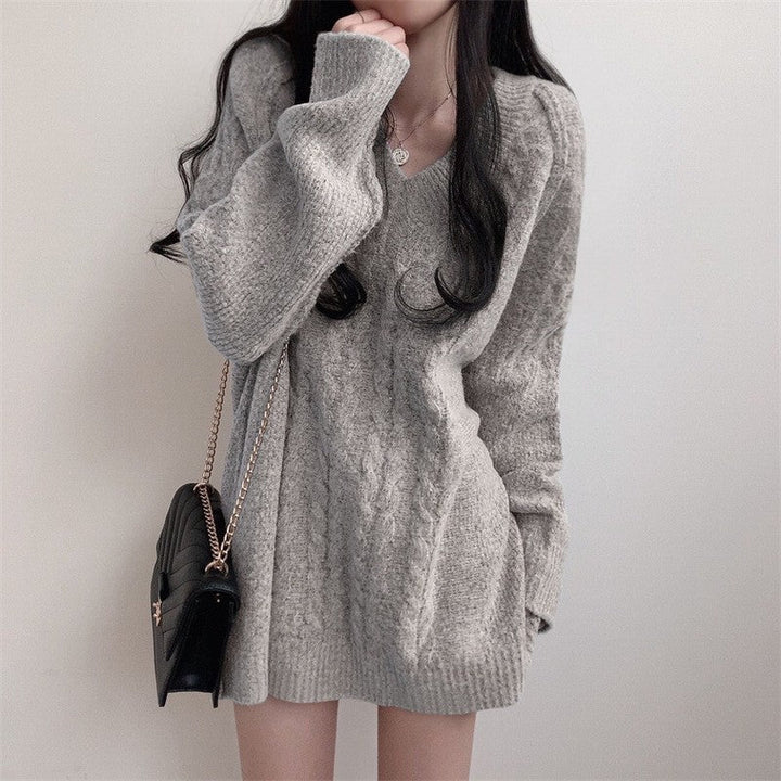 Sweter Damski Oversized | Dzianinowy