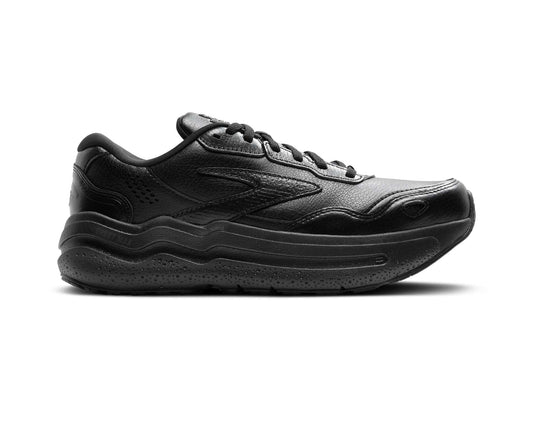 Brooks Ghost Max 2 Läder Damlöparskor med bred passform