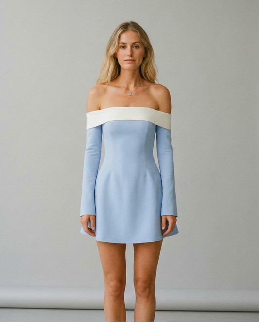 Iris | Sukienka Damska Elegancka Seksowna Mini | Imprezowa