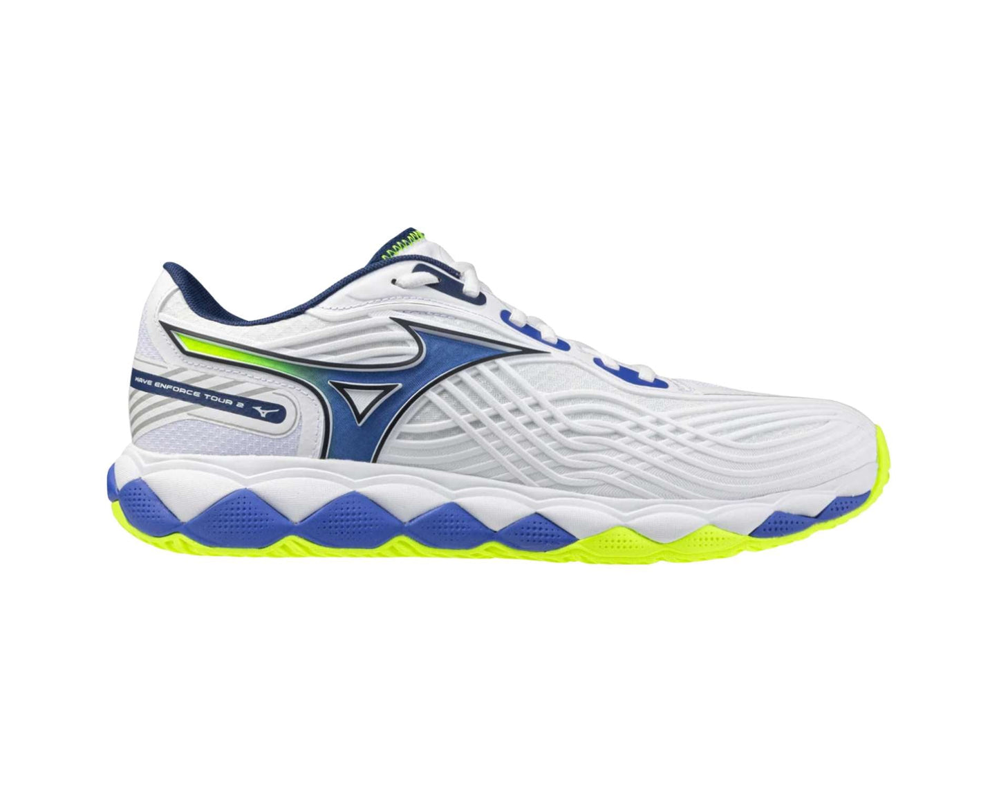 Mizuno Wave Enforce Tour 2 AC - herentennisschoenen met verbeterde stabiliteit en controle op de baan